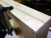 Adding the top - mounting points marked